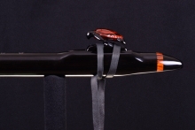 Nigerian Ebony Native American Flute, Minor, Low D-3, #H22B